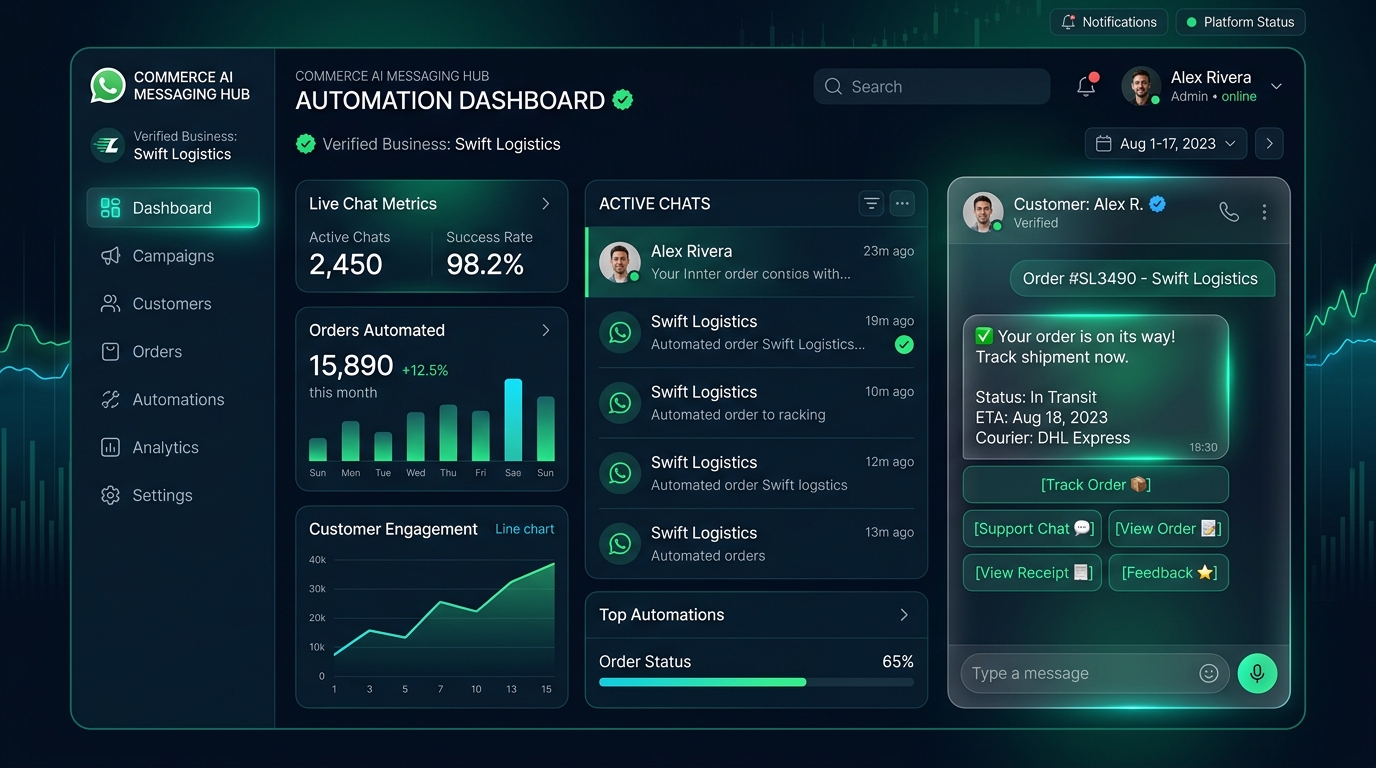 Rivoo WhatsApp Automation UI